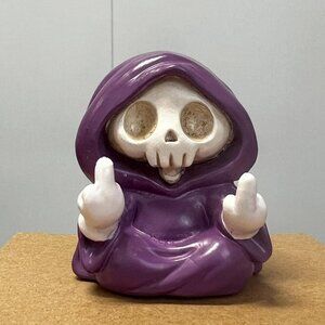 Adorable Skull Grim Reaper Statue Ghost Statue Figurine Halloween Home Decor